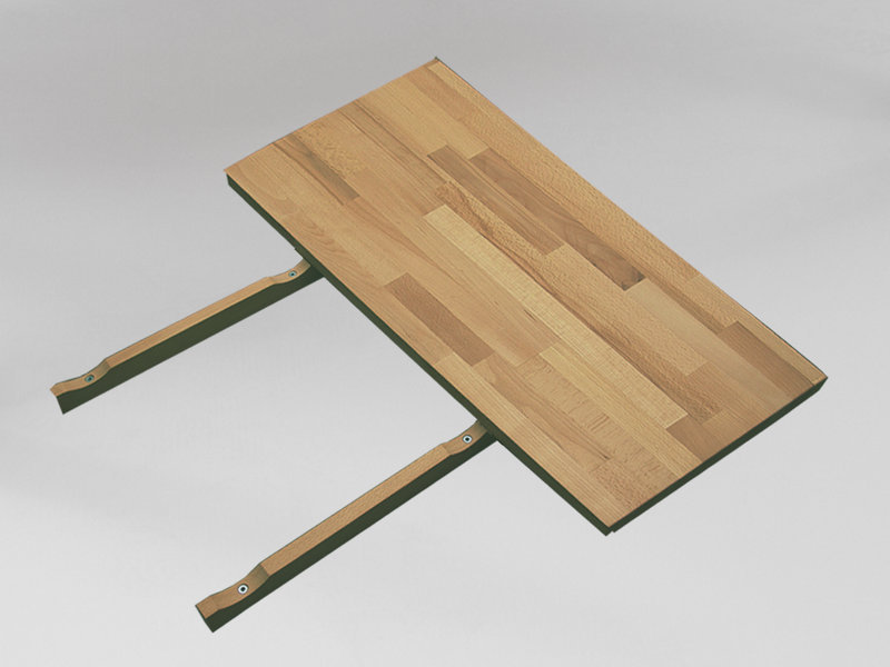 Ansteckplatte 50 cm für Wildeiche Sonoma Tisch 200x100